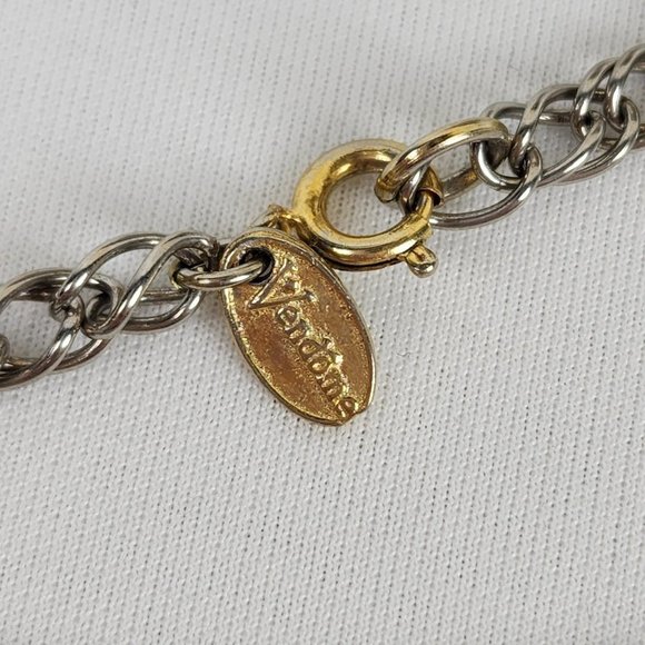 Vintage Vendome Gold Necklace with Fringe - Picture 7 of 9